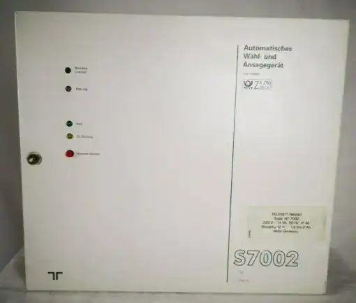 Telenot Leergehäuse S8  Wählgeräte m. Netzteil
