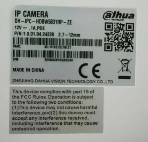 Dahua DH-IPC-HDBW5831RP-ZE Dome 8MP Ü.Kamera – Bild 5