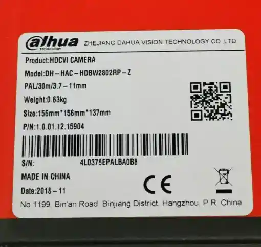 Dahua 8MP (4K) HD-CVI IR Mini-Dome Kamera – Bild 6