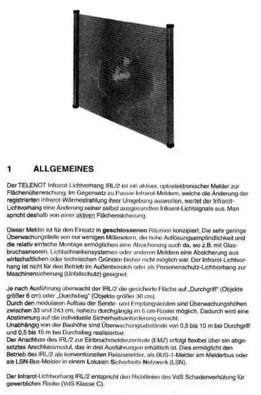 Telenot Lichtvorhänge Durchgriff L. 33,30 cm – Bild 6