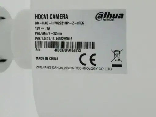 2MP Starlight HDCVI Bullet / Außenkamera Dahua HAC-HFW2231RP-Z-IRE6 7-22mm – Bild 7