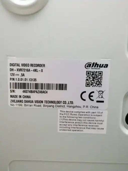 Dahua 16 Kanal Digital Videorekorder 4K – Bild 4