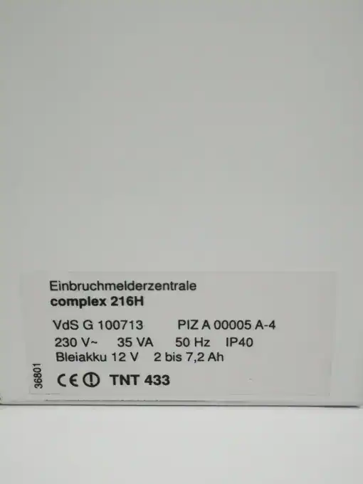Telenot Einbruchmeldezentrale Complex 216H – Bild 5