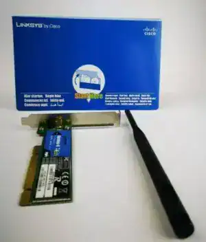 Linksys WMP54G Wireless-G WLAN Karte 54Mbps IEEE 802.11b/g 2.4GHz 32-bit 32b PCI