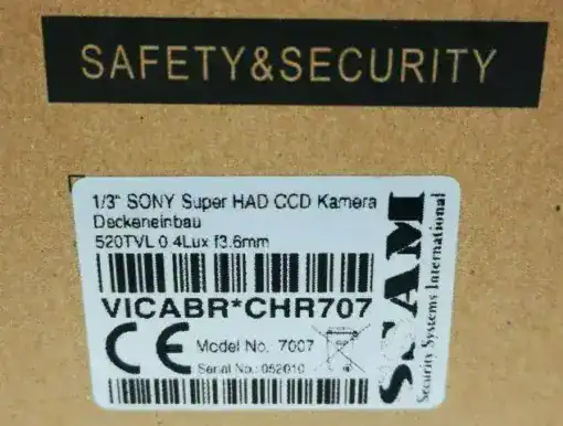 Analoge 1/3 SONY Super HAD CCD Kamera f 3.6mm – Bild 5