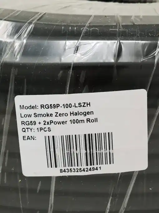 100 m RG 59 Kombikabel Video+Strom RUND D=9mm – Bild 2