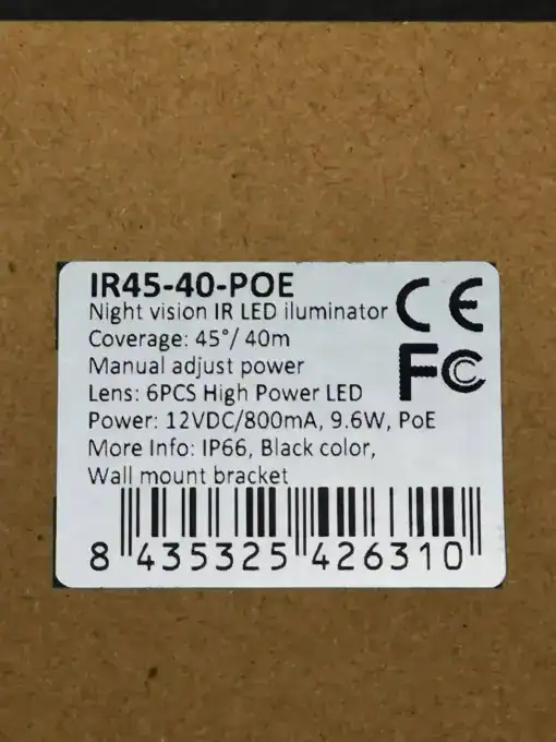 IR45-40 Infrarot Strahler/ 45°/40 m RW – Bild 4