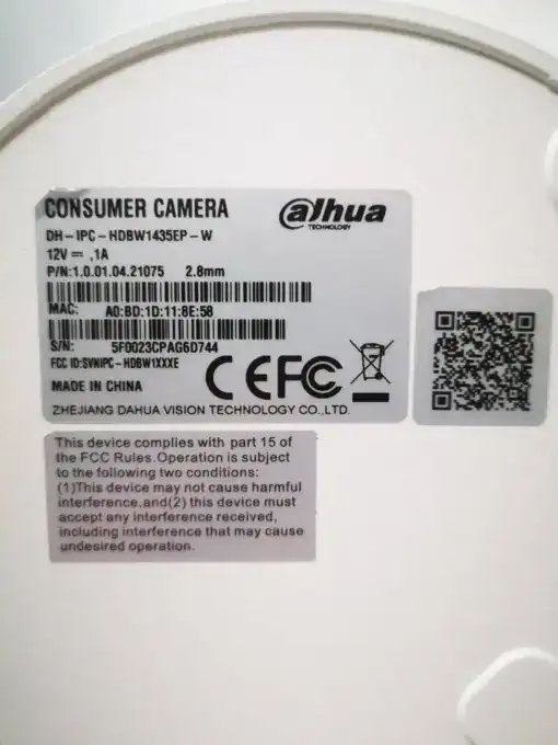 Dahua DH-IPC-HDBW 1435EP-W 4MP Dome Ü.Kamera – Bild 5