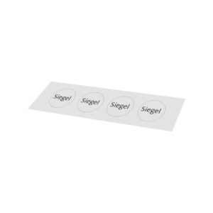 Siegelaufkleber SA-4 -RAL 9016 Verkehrsweiß- (VE 100 St.)