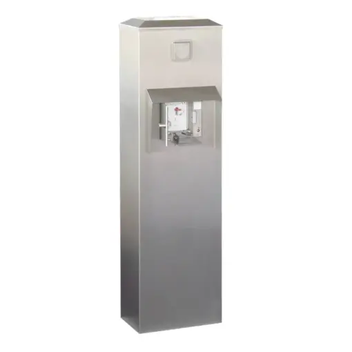 Standsäule f. Schlüsseldepot m.Bohrschutz