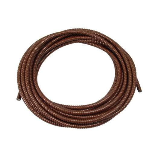 Metallschutzschlauch  braun SPR-PVC AD10 (VE10m)