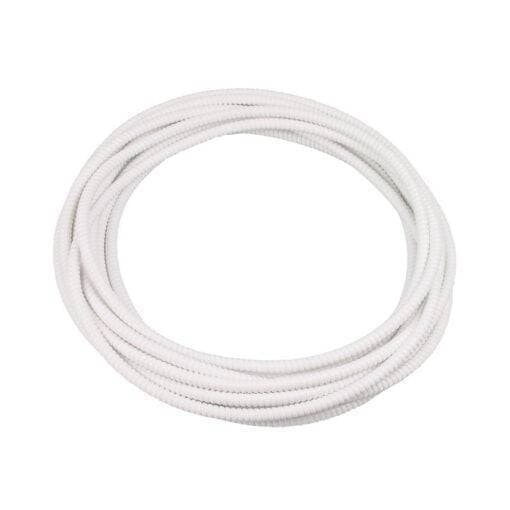 Metallschutzschlauch  weiss SPR-PVC AD10 (VE 10m)