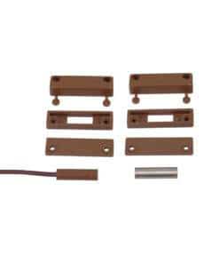 Magnetkontakt MK4 braun im Set Magnet u. Gehäuse