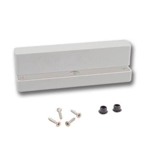 Aufbaugehäuse mit Gegenstück 8323.5 RAL 9006 weißaluminium