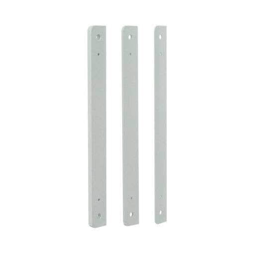 Distanzstücke zum Gegenstück 8323.3 RAL 9006 weißaluminium