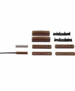Magnetkontakt MK30 im Set braun 5m m. Aufbaugehäuse