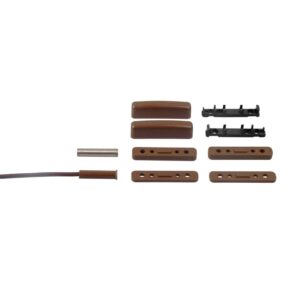 Magnetkontakt MK30 im Set braun 10m m. Aufbaugehäuse