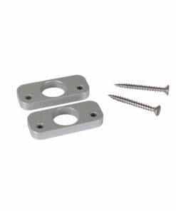 Distanzplatten-Set 8363.9 -RAL 9006 Weißaluminium