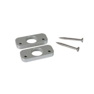 Distanzplatten-Set 8363.9 -RAL 9006 Weißaluminium