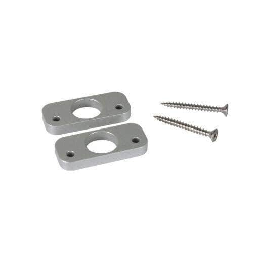 Distanzplatten-Set 8363.9 -RAL 9006 Weißaluminium