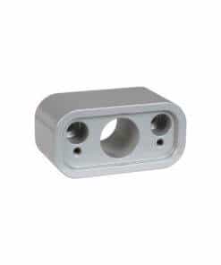 Aufbaugehäuse Zargenmontage 8363.6 -RAL 9006 Weißaluminium