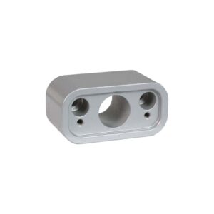 Aufbaugehäuse Zargenmontage 8363.6 -RAL 9006 Weißaluminium