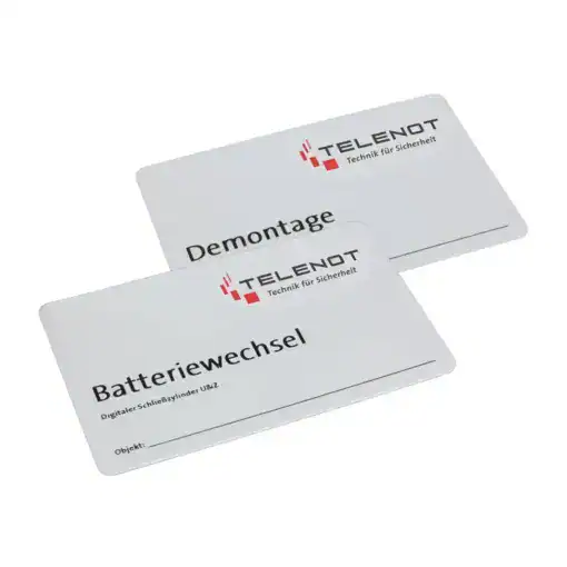 Kartenset TU-KS Batteriewechsel / Demontage