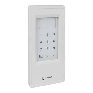 RFID-Tastatur-Schreib-Leser cryplock BLM10/K H5B RAL9016Verkehrsweiß