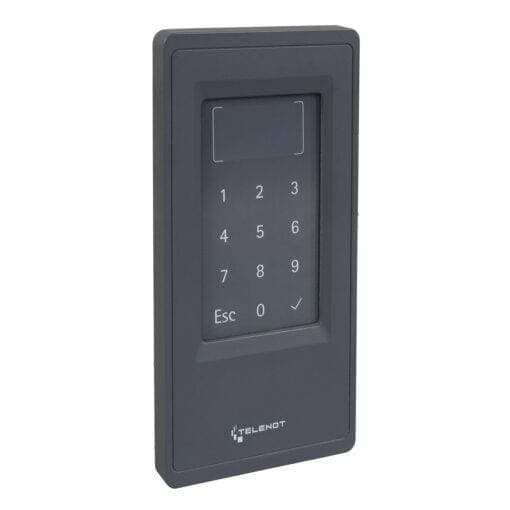 RFID-Tastatur-Schreib-Leser cryplock BLM10/K H5B RAL7024 Graphitgrau