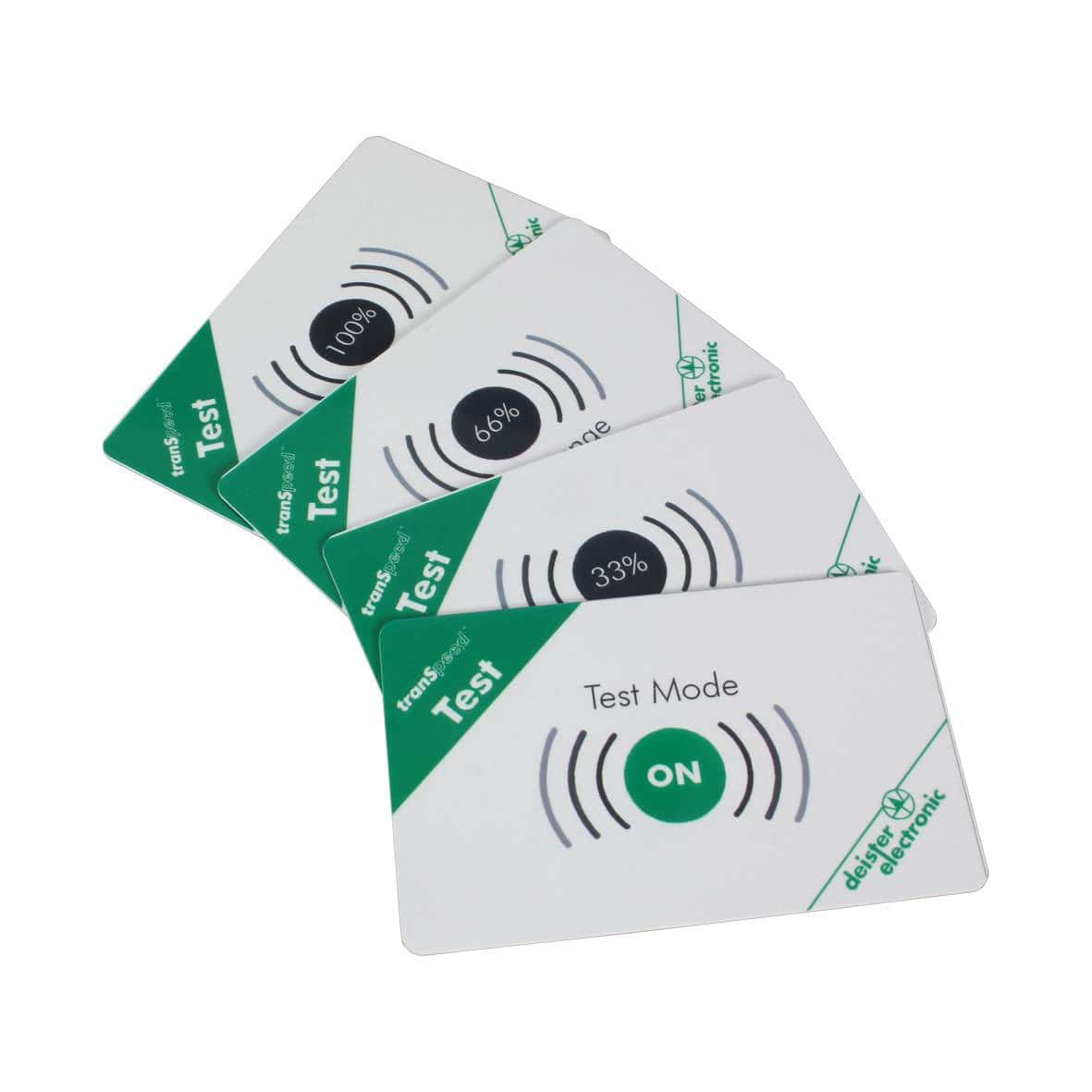 UHF-Kartentransponder Set 4 ISO Test