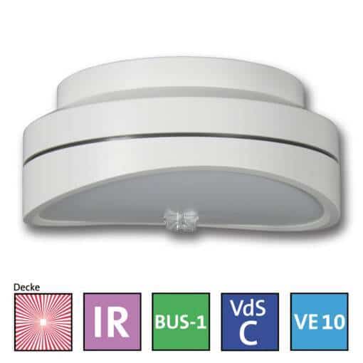 IR-MW-Decken-Bewegungsmelder histar DUAL C360 BUS
