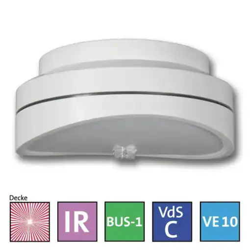 IR-MW-Decken-Bewegungsmelder histar DUAL C360 BUS