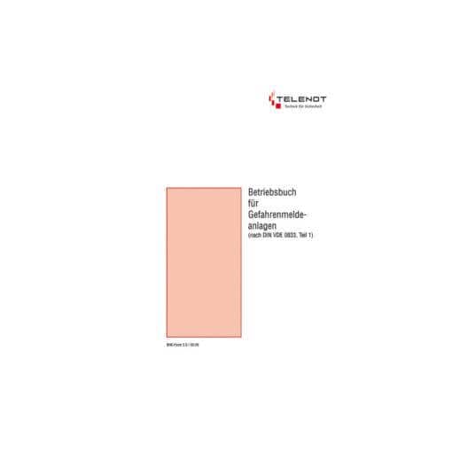 Betriebsbuch Gefahrenmeldeanlagen (VE 10St)