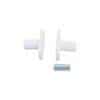 Einbauflansch mit Magnet f. MK30 weiss (VE 10 St)