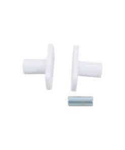 Einbauflansch mit Magnet f. MK30 weiss (VE 10 St)
