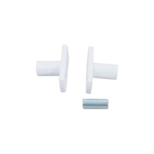 Einbauflansch mit Magnet f. MK30 weiss (VE 10 St)