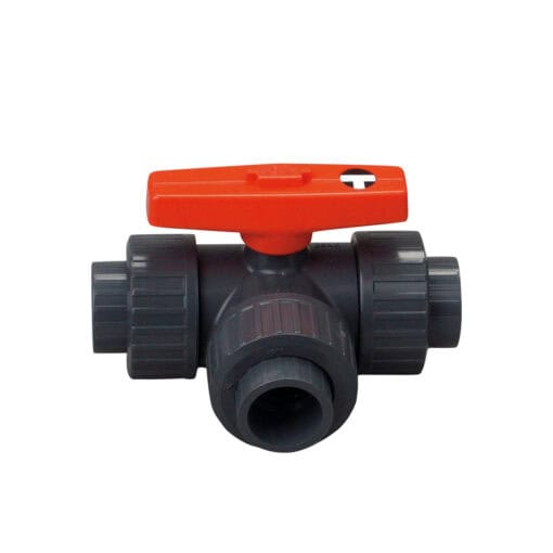 Drei-Wege-Kugelhahn MV 25 PVC