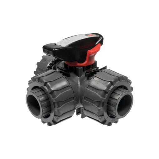 Drei-Wege-Kugelhahn MV 25 PVC SH