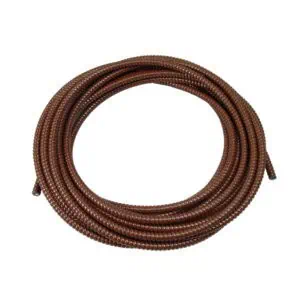 Metallschutzschlauch  braun SPR-PVC AD10 (VE10m)