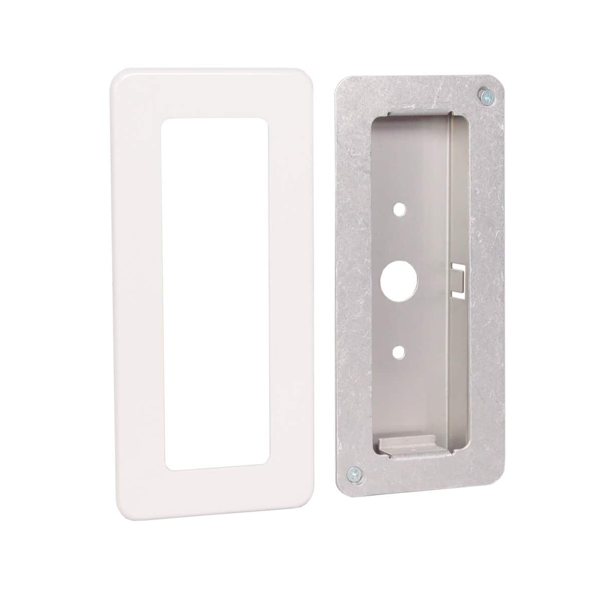 comlock Unterputz-Montageset Größe 3 -weiss (pulverbesch.)-