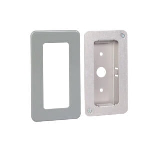 comlock Unterputz-Montageset Größe 2 -silber (pulverbesch.)
