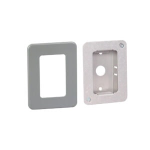 comlock Unterputz-Montageset Größe 1 -silber (pulverbesch.)