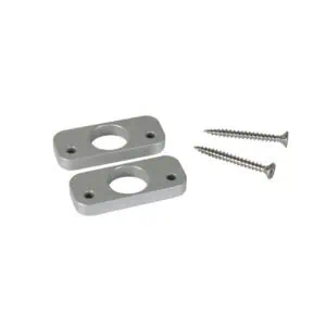 Distanzplatten-Set 8363.9 -RAL 9006 Weißaluminium