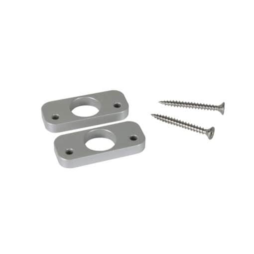 Distanzplatten-Set 8363.9 -RAL 9006 Weißaluminium