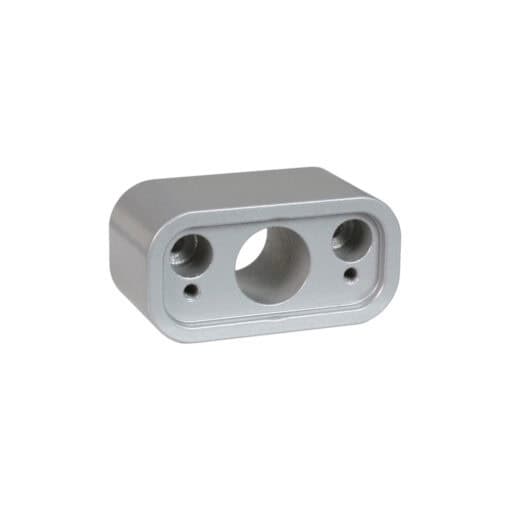 Aufbaugehäuse Zargenmontage 8363.6 -RAL 9006 Weißaluminium