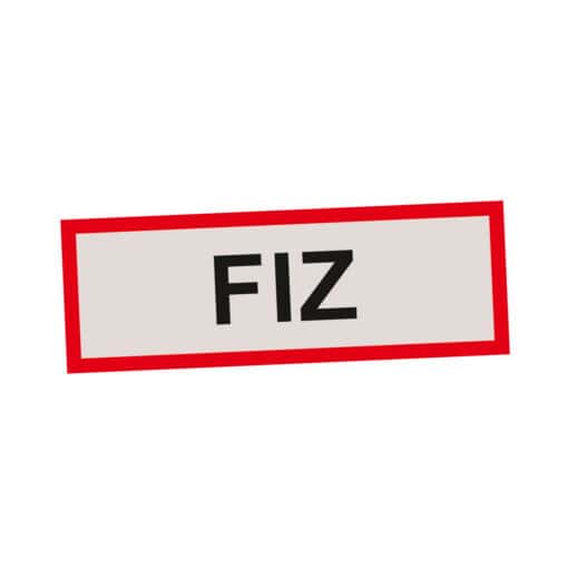 Schild FIZ