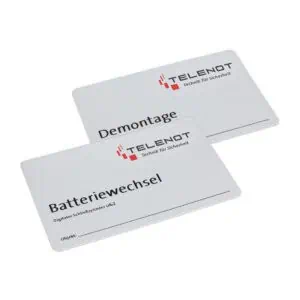 Kartenset TU-KS Batteriewechsel / Demontage