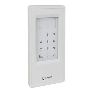 RFID-Tastatur-Schreib-Leser cryplock BLM10/K H5B RAL9016Verkehrsweiß