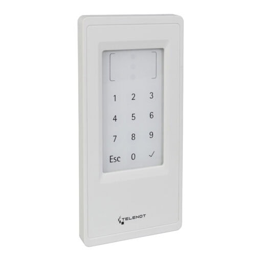 RFID-Tastatur-Schreib-Leser cryplock BLM10/K H5B RAL9016Verkehrsweiß