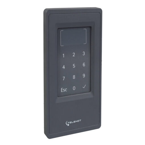 RFID-Tastatur-Schreib-Leser cryplock BLM10/K H5B RAL7024 Graphitgrau